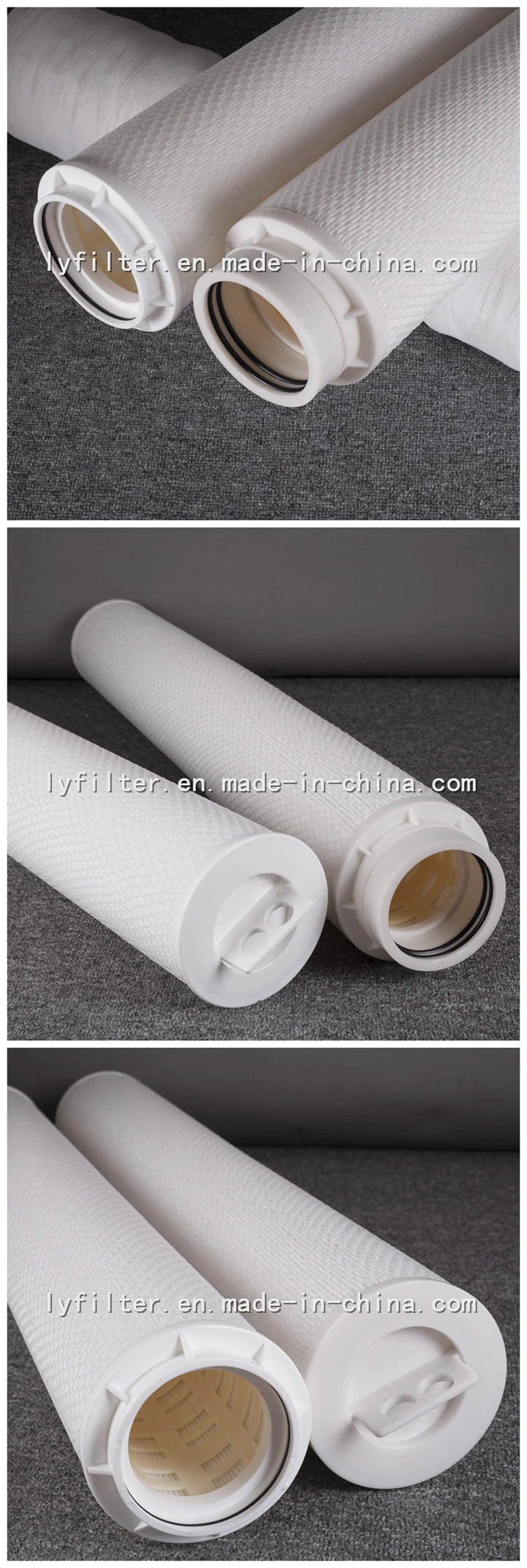 Industrial High Flow Rate Liquid Filter Cartridge for Sea Water Treatment