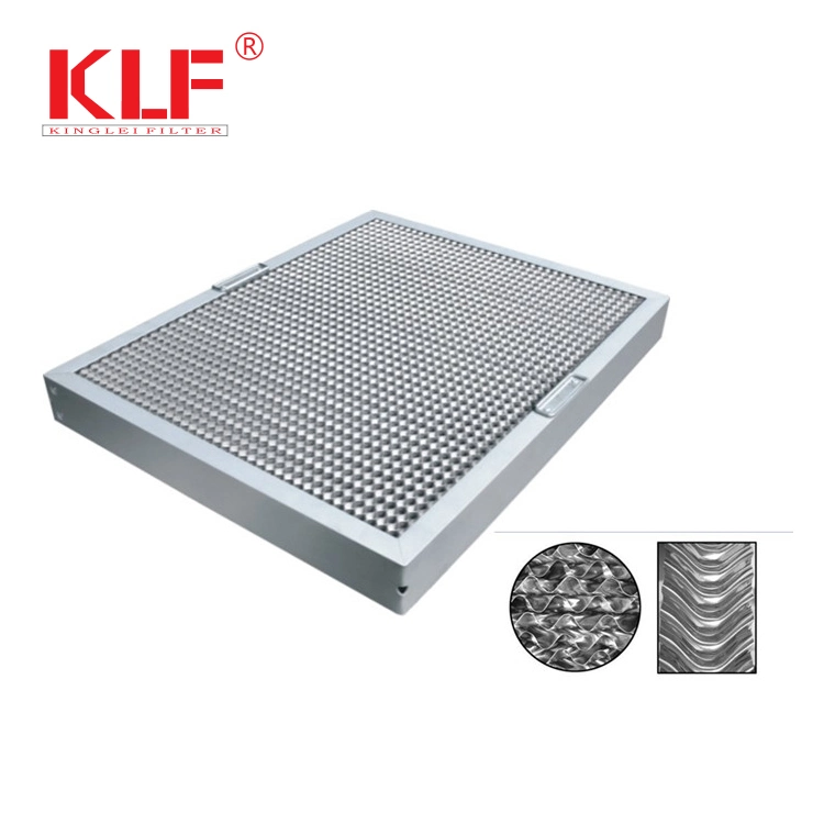 Depth 30/50 Low Resistance Premium Stainless Steel Aluminum 495X495X50 Baffle Filter