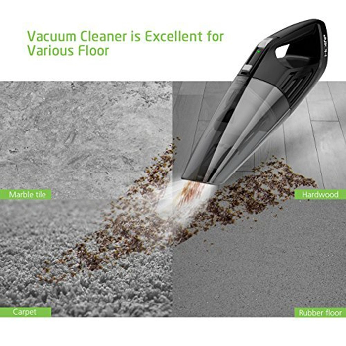 Liyyou Ly678c DC 12-Volt Wet&Dry Handheld Vacuum, Car Vacuum Cleaner with Strong Suction Power