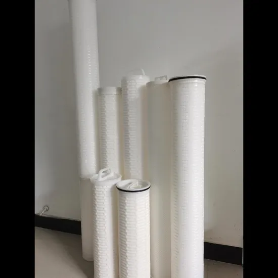 152 mm 40 Inch PP Large High Flow Depth Pleated Filter Chemical Industry Filter Cartridge for Power Station Water Desalination 