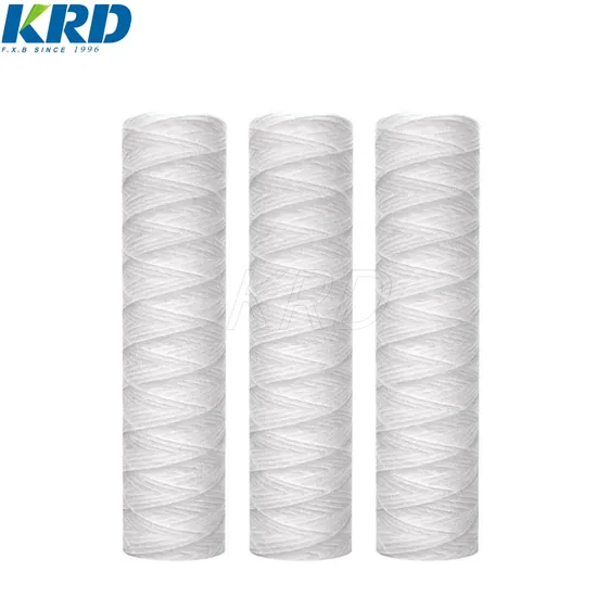 Krd Water Wound Micron Filter Cartridge String Wound Depth Cartridge Filter 
