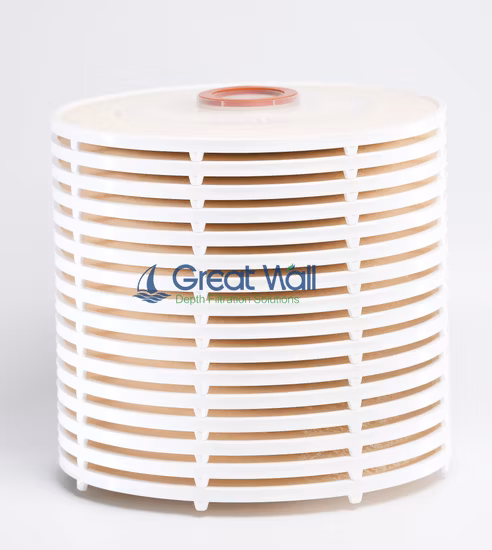 Hemp Oil Wine Syrup Multi Cartridge Depth Stack Membrane Disc Lenticular Filter