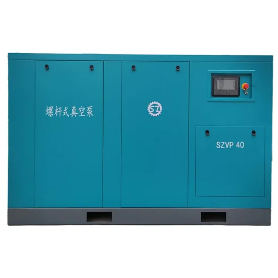 2024 China Factory Oil Lubrication Industrial Electric Drive Screw Vacuum Pump for Enhanced Concentration Performance 