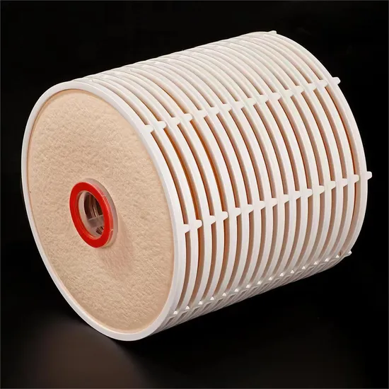 Lenticular Filter Made of Depth Filter Sheets for Wine and Beer Filtration 