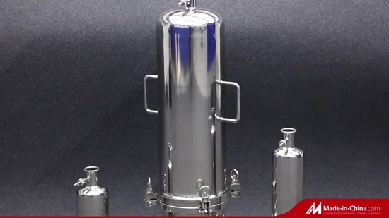 316L Stainless Steel Sanitary Filter Housing Depth Stacked Filter in The Food and Beverage Filtration and separation 