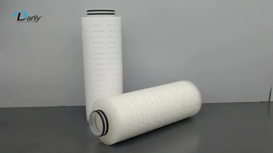 PP Pleated Depth Filter Outer Diameter 83mm 10′′ 1 Micron Filter for Microelectronics 
