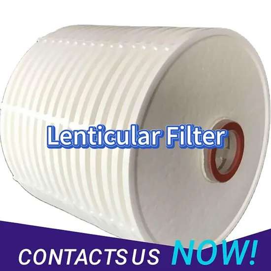 Hmlf Depth Filtration Filter Cartridge Lenticular Filter 12inch 16cells for Water Treatment 