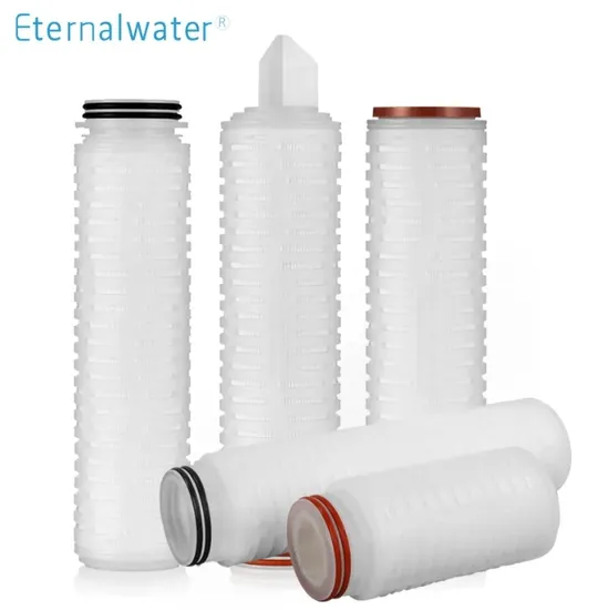 PP/Glass Fiber Pleated Depth Media Filter Cartridge for Oil Pre