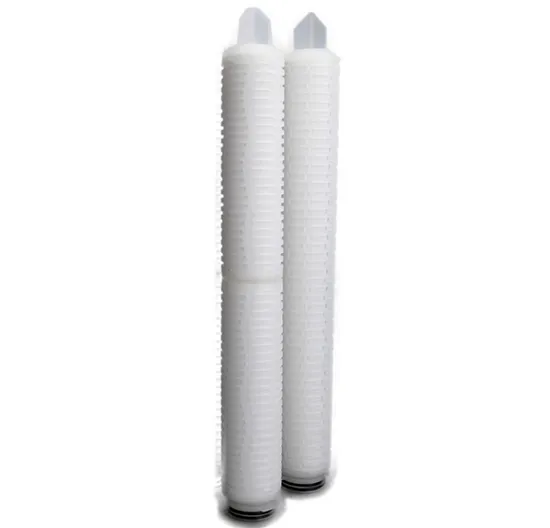 Inexpensive PP Membrane Pleated Depth Filter Cartridge 0.10 Micron for Industry Plating Solutions Filtration 
