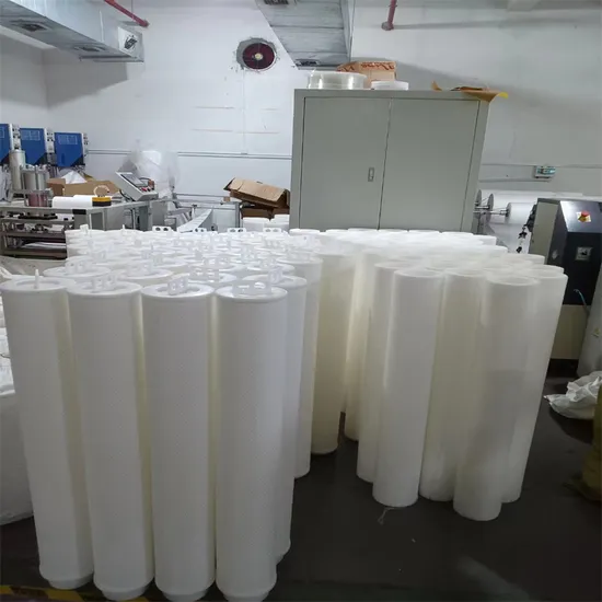 High Flow Depth Pleated Filter Chemical Industry Filter Cartridge for Power Station Water Desalination 