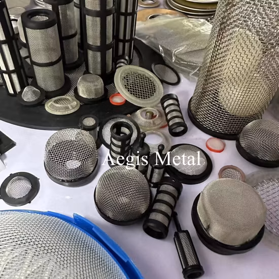 Bowl Shaped Filter with Rubber Edges