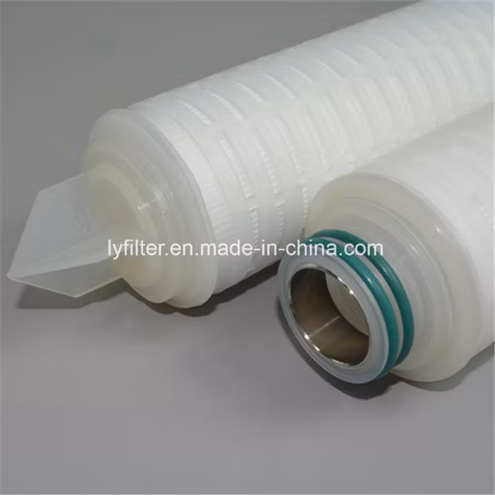 Code 0 3 6 7 8 9 Depth and PP Pleated Polypropylene Cartridge Filter for 0.2/1/5 Micron